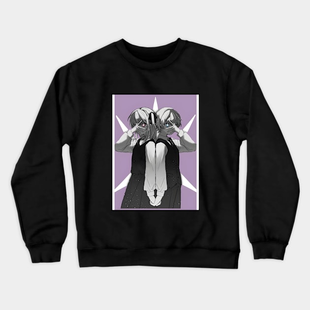 Oshi no Ko Crewneck Sweatshirt by Untitled-Shop⭐⭐⭐⭐⭐